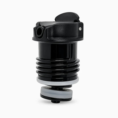 Bouchon thermos noir avec filetage universel compatible bouteilles isothermes 940 ml à 2,3 L
