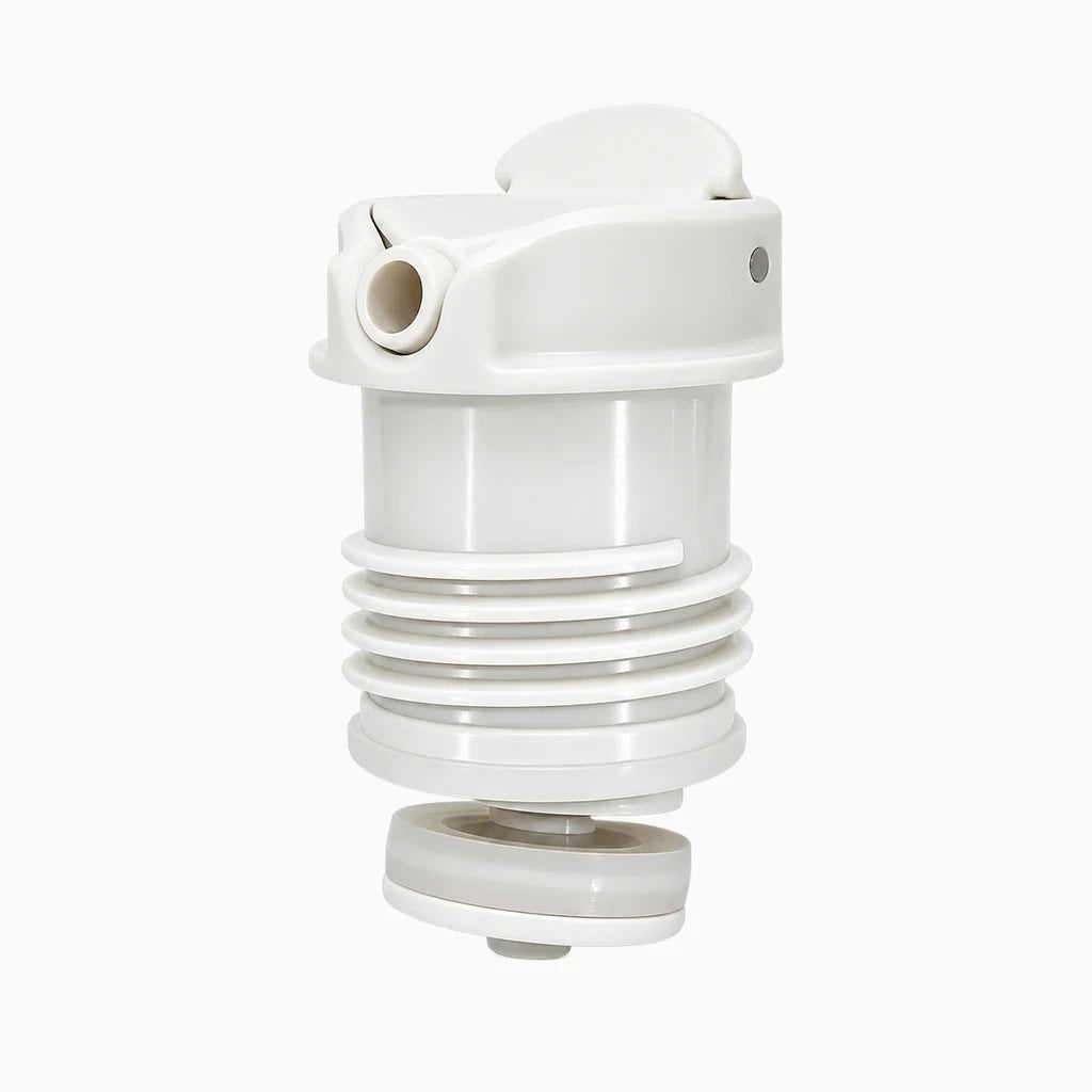 Thermos bouchon blanc sans BPA, démontable pour nettoyage rapide à l'eau