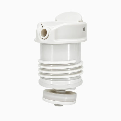 Thermos bouchon blanc sans BPA, démontable pour nettoyage rapide à l'eau