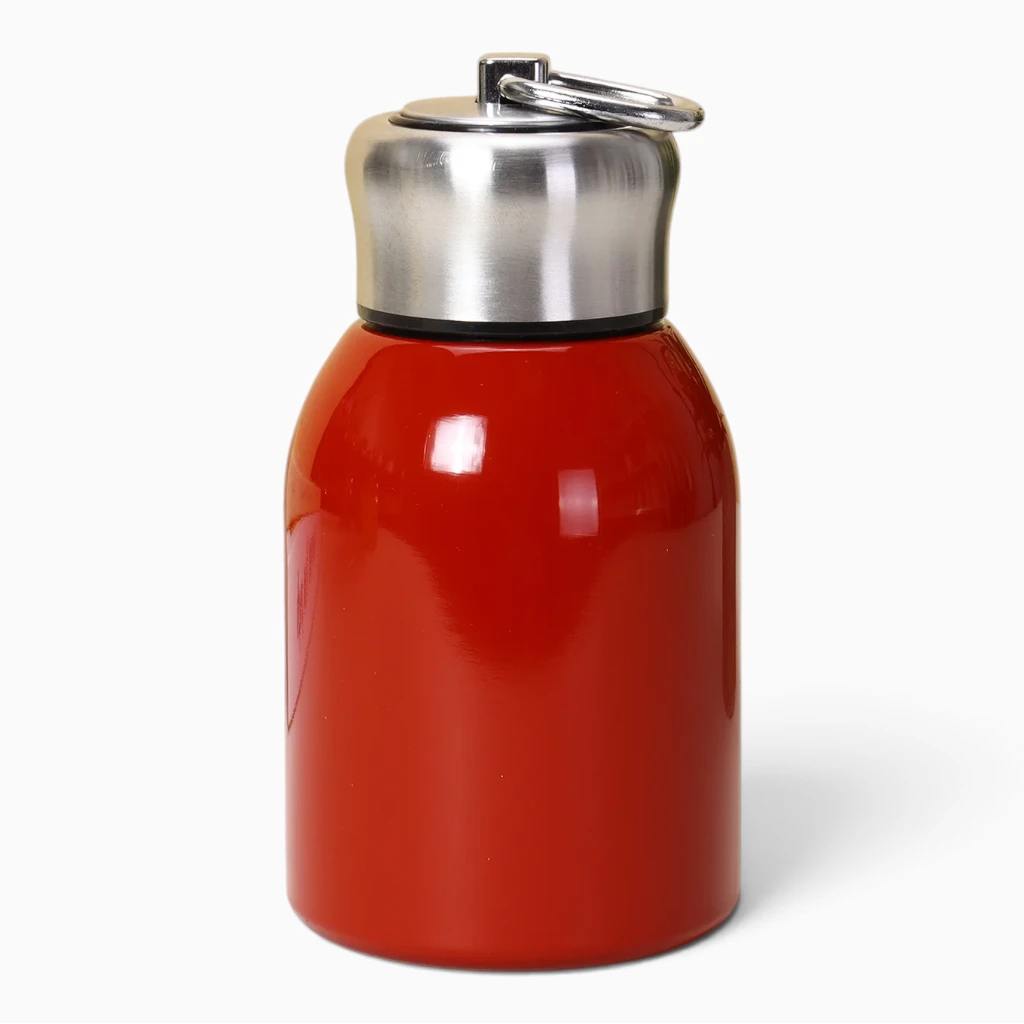 Bouteille isotherme inox avec anneau ergonomique