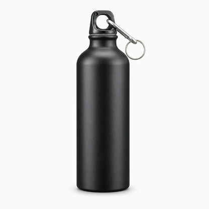 Gourde alu 500 ml avec mousqueton de fixation rapide sur anneau
