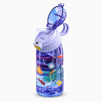 Forme d'animal stylisée pour gourde enfant anti fuite, design ludique et attrayant