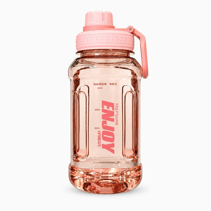 Bouteille de filtration compacte disponible en vert, rose, blanc et noir pour un usage quotidien