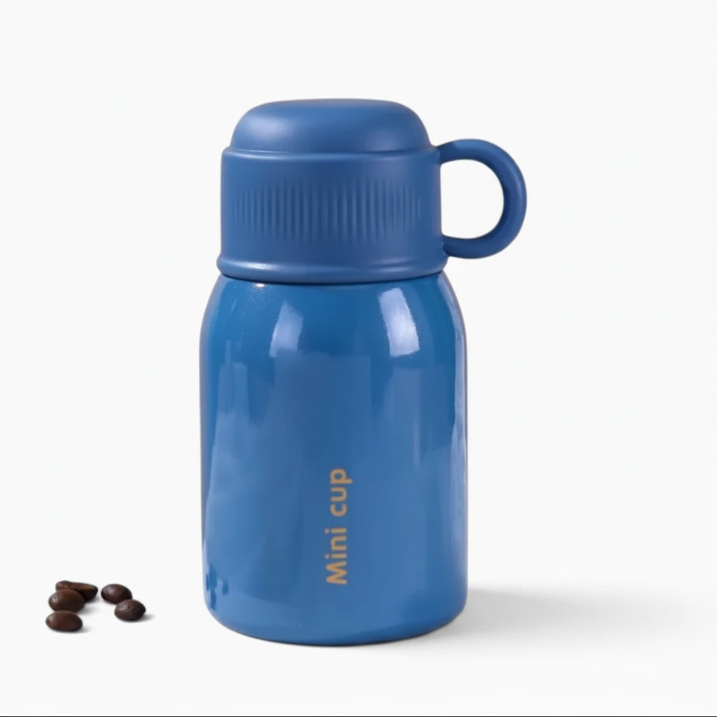 Gourde café isotherme 300 ml corps acier inoxydable double paroi