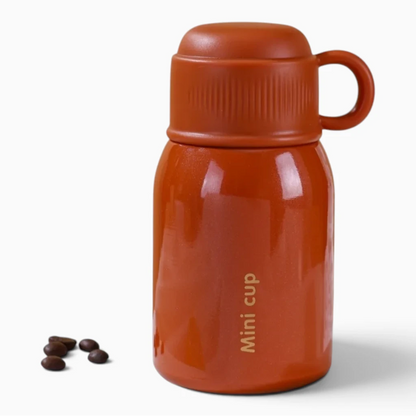 Gourde café isotherme robuste acier inoxydable résistante aux chocs