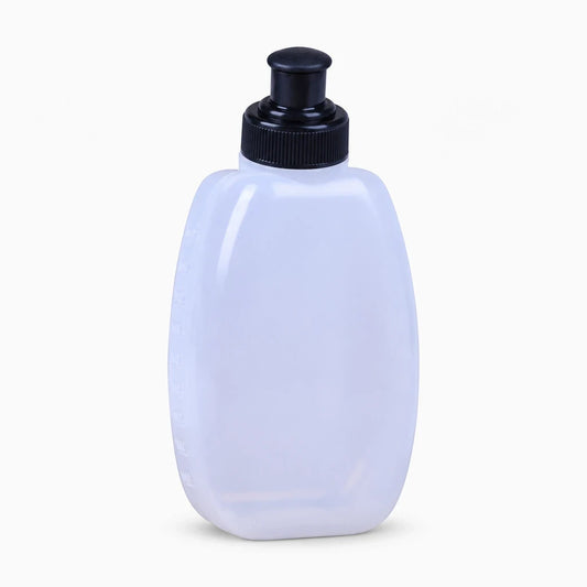 Gourde course à pied blanche 280 ml avec corps compact en plastique léger