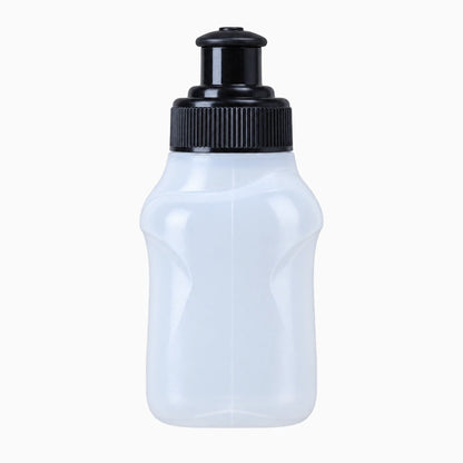 Gourde de course à pied format réduit en plastique blanc pour entraînement et marathon