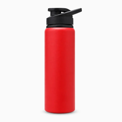 Gourde en inox disponible en plusieurs coloris, format pratique pour sacs à dos et déplacements quotidiens