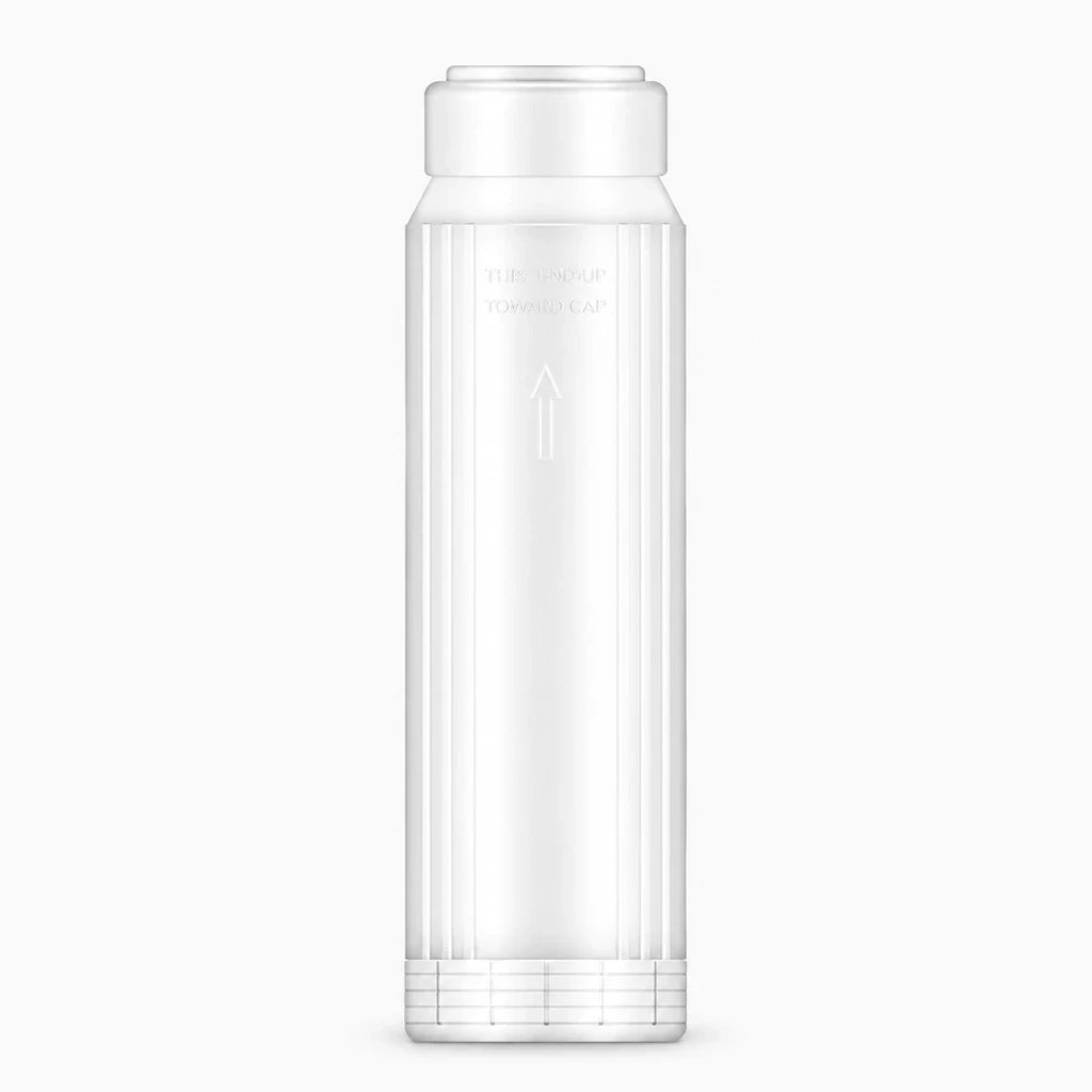 Cartouche filtrante 250 mm blanche avec résine et charbon actif pour gourde filtre eau