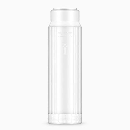 Cartouche filtrante 250 mm blanche avec résine et charbon actif pour gourde filtre eau
