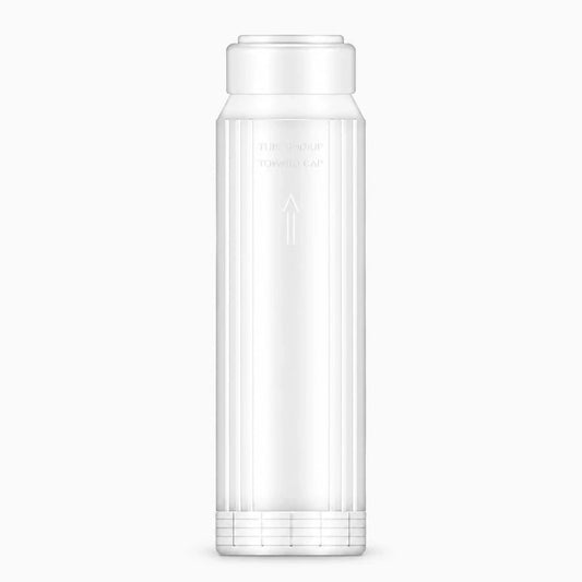 Cartouche filtrante 250 mm blanche avec résine et charbon actif pour gourde filtre eau