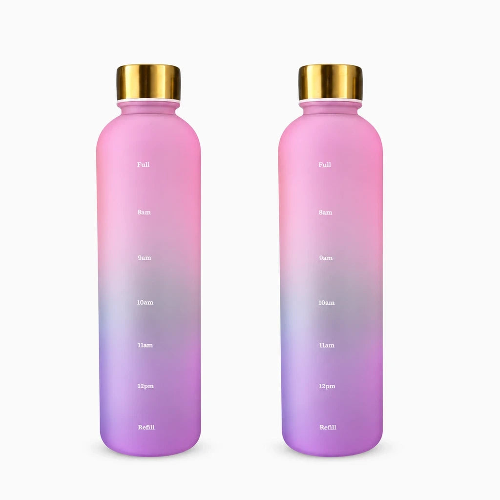 Bouteille d'entraînement 1000 ml avec repères de remplissage et bouchon sécurisé étanche
