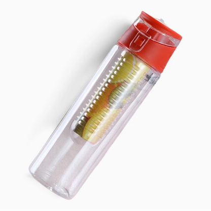 Bouteille d'infusion à fruits, design ergonomique pour le sport