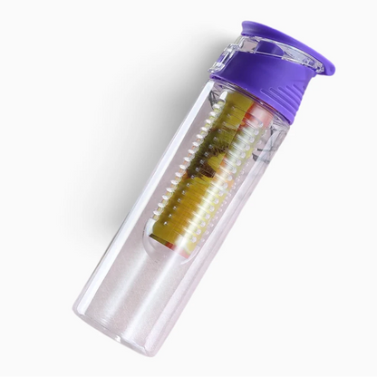 Gourde réutilisable avec filtre intérieur pour macération de fruits