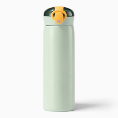Gourde inox isotherme présentée de face