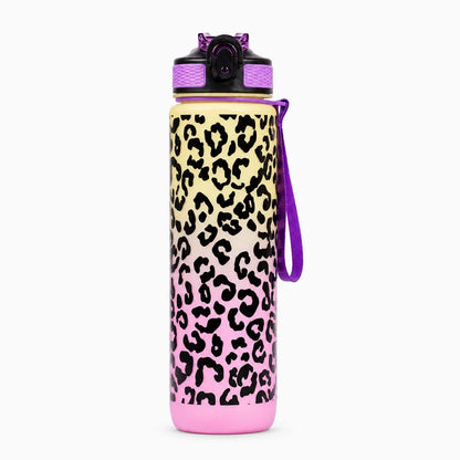 Bouteille 1 litre motif animal léopard détail du design