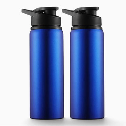 Bouteille de randonnée anti-fuite en aluminium