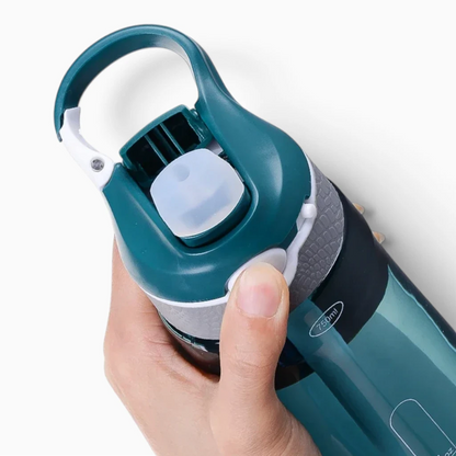 Embout paille réglable sur gourde de 750 ml, pratique pour les sorties camping et extérieur