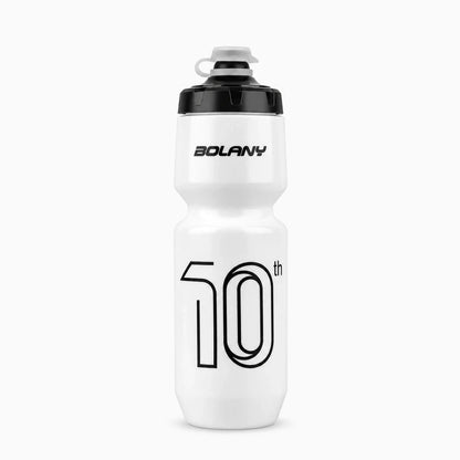 Gourdes rugby légères en plastique transparent, coloris noir et blanc disponibles
