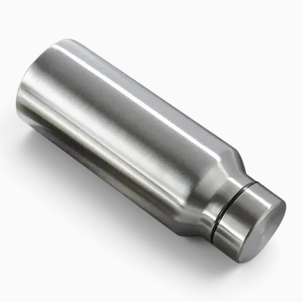 Flacon running en inox monocouche pratique pour hydratation d'effort