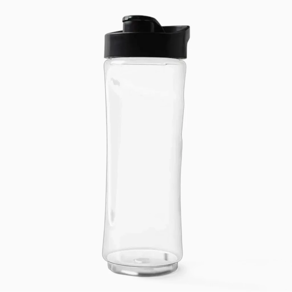 Gourde smoothie 20 oz avec corps transparent et couvercle hermétique