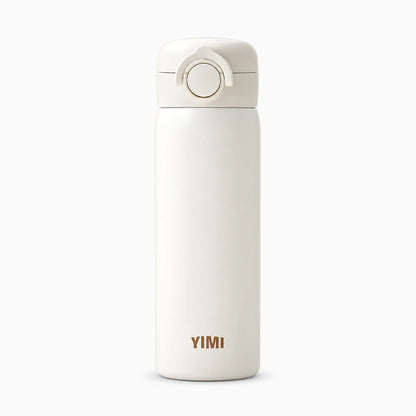 Gourde thermique 500 ml en acier inoxydable avec double paroi isolante et couvercle-gobelet