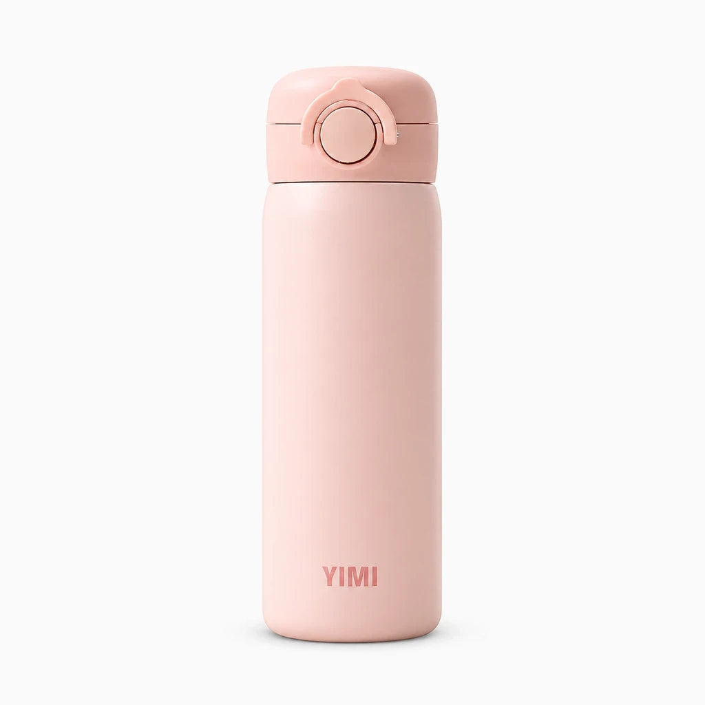 Bouteille isolée compacte à couvercle convertible servant de tasse pour boire