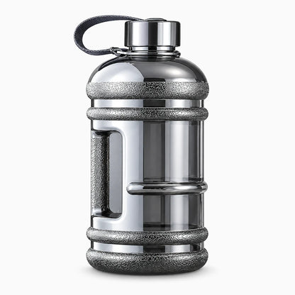 Gourde de randonnée 2L avec anse ergonomique et design résistant aux chocs répétés