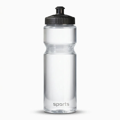 Gourde vélo route 750 ml en polypropylène transparent avec bouchon étanche