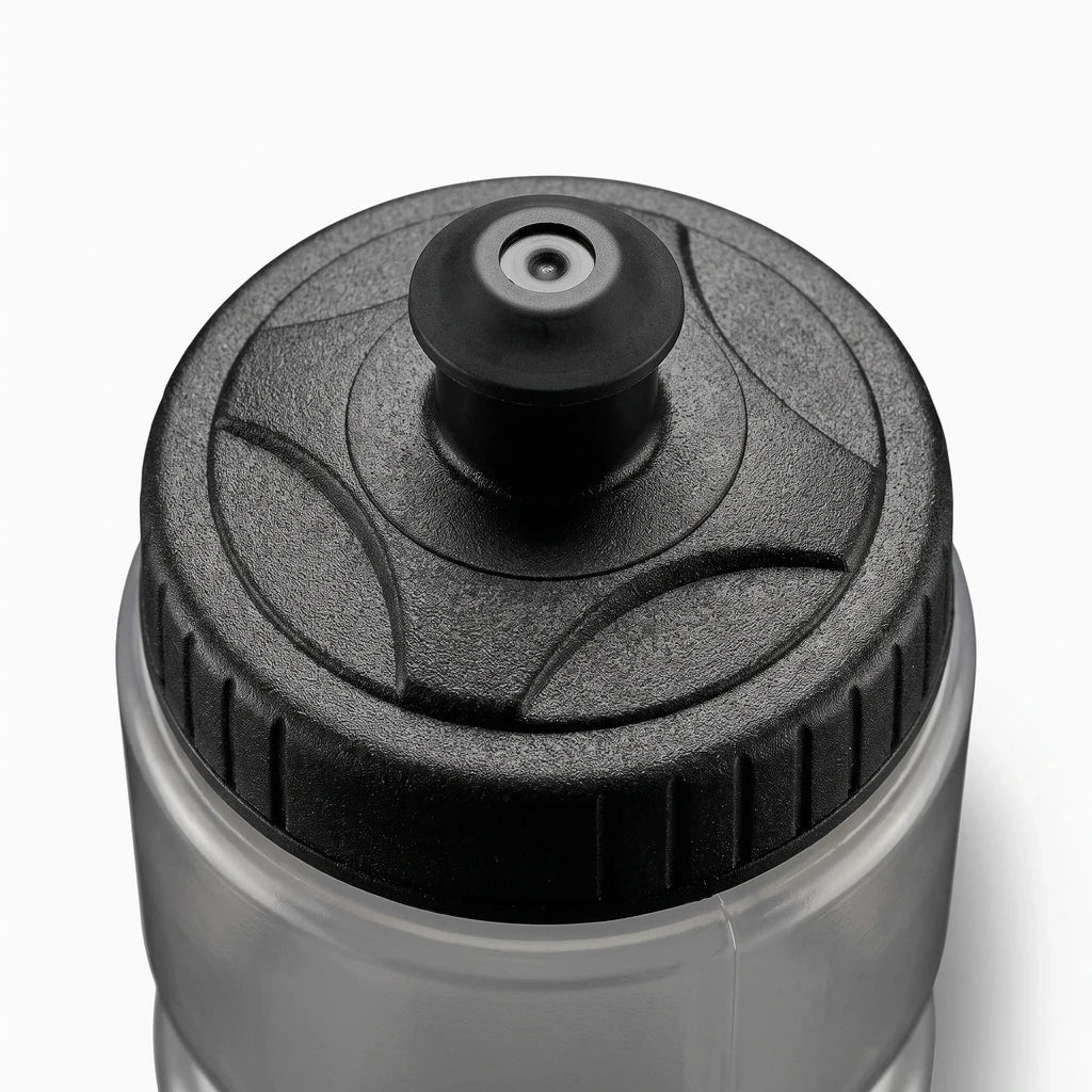 Porte-bidon vélo avec gourde 750 ml transparente et bouchon anti-fuite intégré