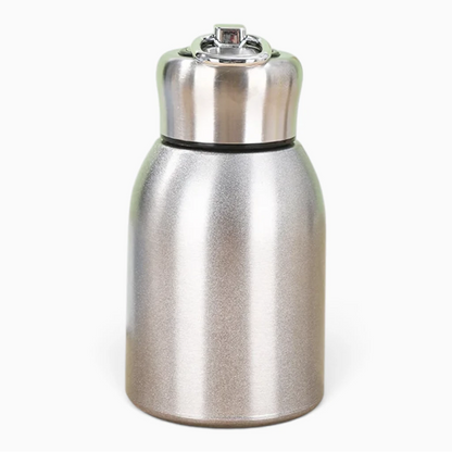 Mini gourde 300 ml en acier inoxydable avec paroi isotherme sous vide