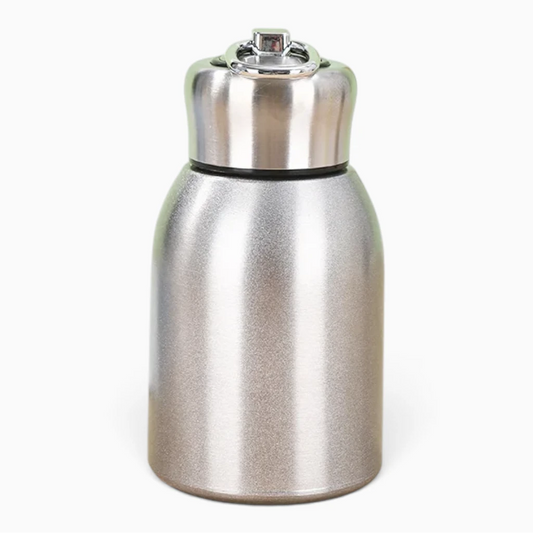 Mini gourde 300 ml en acier inoxydable avec paroi isotherme sous vide