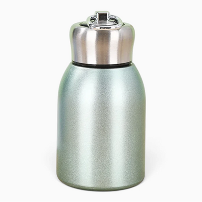 Gourde compacte 300 ml en acier inoxydable adaptée aux porte-gobelets de voiture