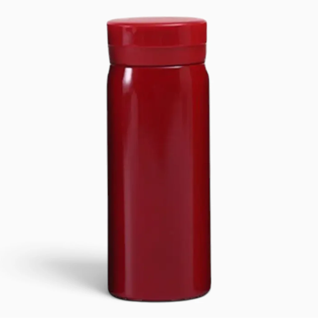 Petit mug isotherme de 280 ml, design compact pour sac à main