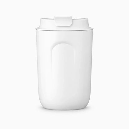 Mug thermos café blanc 220 ml avec double paroi isolante et bouchon étanche