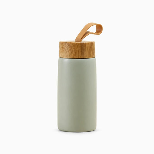 Thermos compact isolé double paroi, format de poche pour café et thé