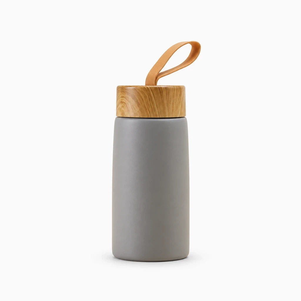 Petit thermos rose et vert, ensemble de contenants isolés portables