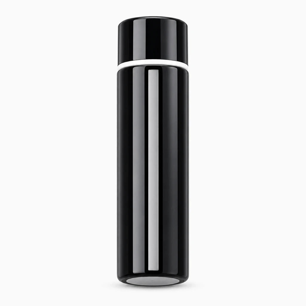 Petit thermos café 150 ml en acier inoxydable à paroi sous vide, noir