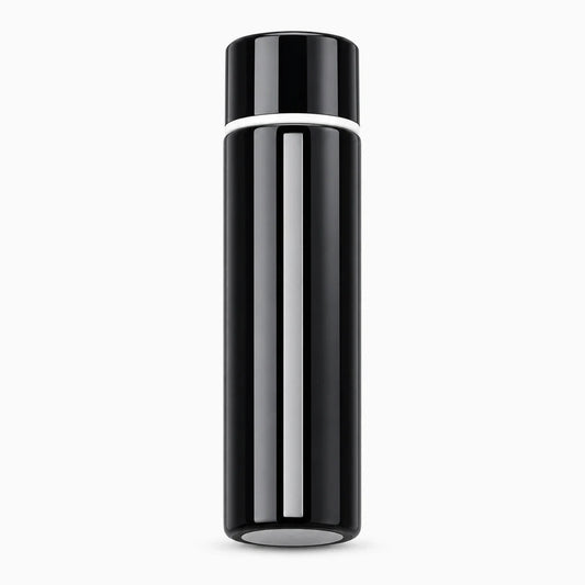 Petit thermos café 150 ml en acier inoxydable à paroi sous vide, noir