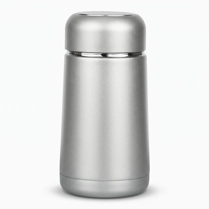 Petite gourde isotherme 350 ml en acier inoxydable vert avec bouchon hermétique