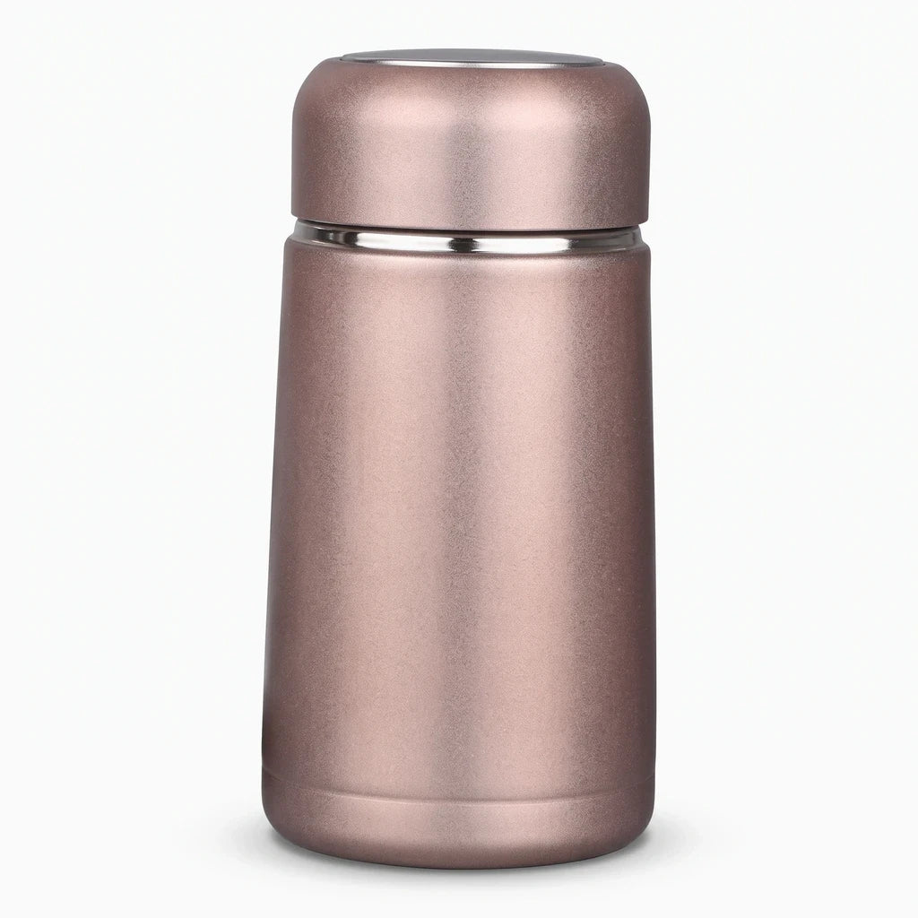 Petite gourde inoxydable avec paroi double isolation thermique, trois coloris disponibles