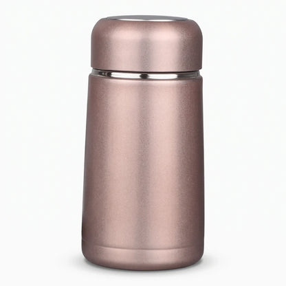 Petite gourde inoxydable avec paroi double isolation thermique, trois coloris disponibles