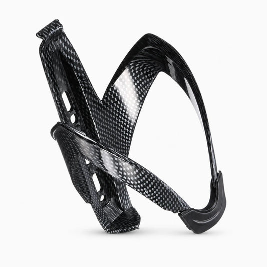 Porte bidon vélo route en fibre de carbone fixé sur cadre de vélo