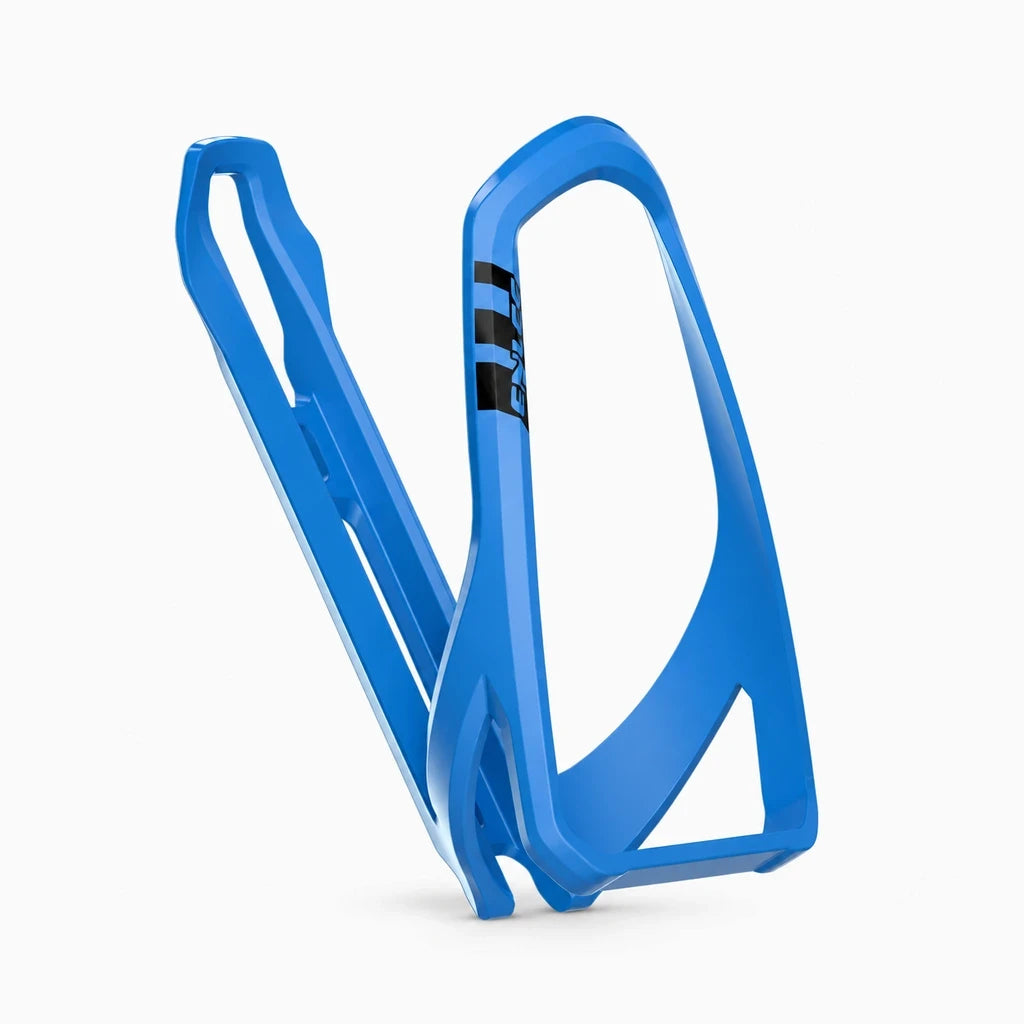 Porte gourde vtt noir fixé sur cadre de vélo tout-terrain