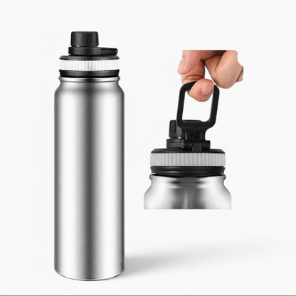 Thermos 1l design compact adapté aux trajets et déplacements