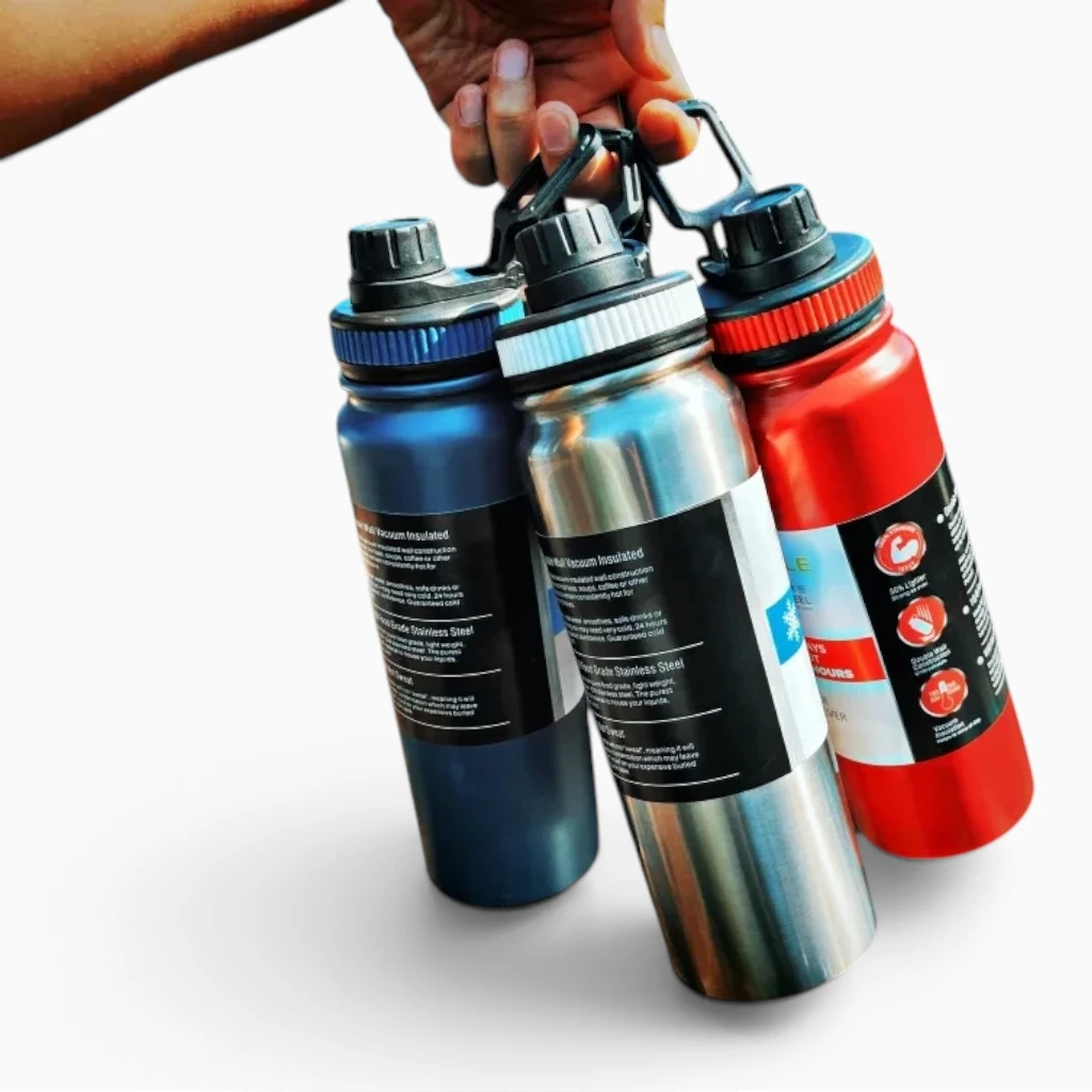 Thermos 1l en acier inoxydable 304 avec technologie double paroi isolante