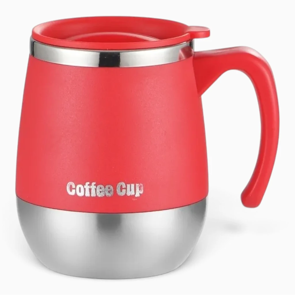 Thermos isotherme café fermé par couvercle anti-fuite