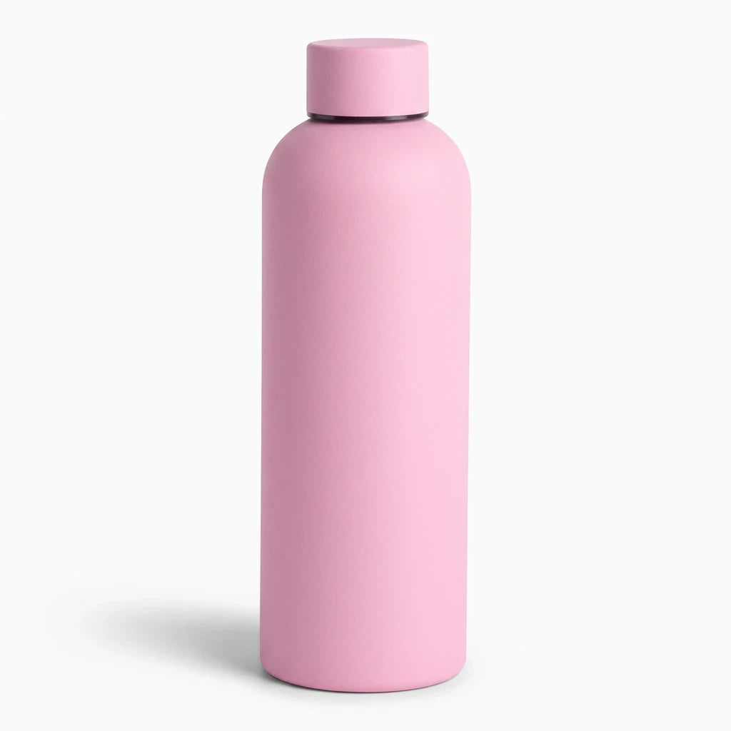 Bouteille isotherme acier inoxydable bouchon vissé, capacité 750 ml teinte rose