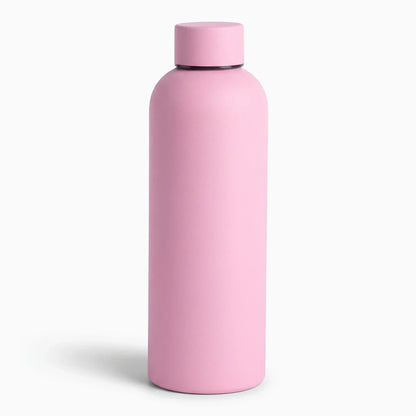 Bouteille isotherme acier inoxydable bouchon vissé, capacité 750 ml teinte rose