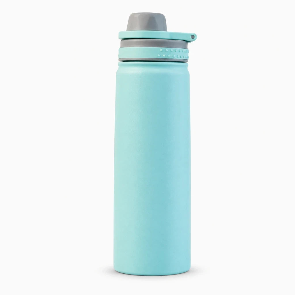 Détail du goulot large facilitant le remplissage et le nettoyage du thermos pour thé